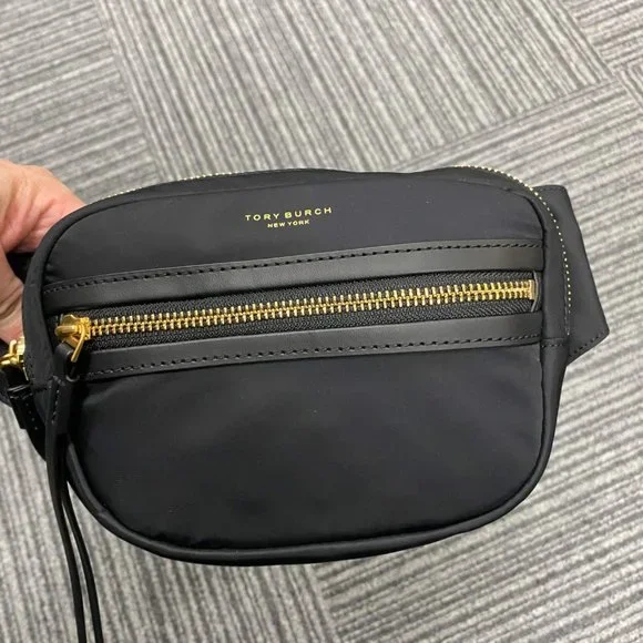 Tory Burch Women's Black Perry Leather Belt Bag - Picture 3 of 11